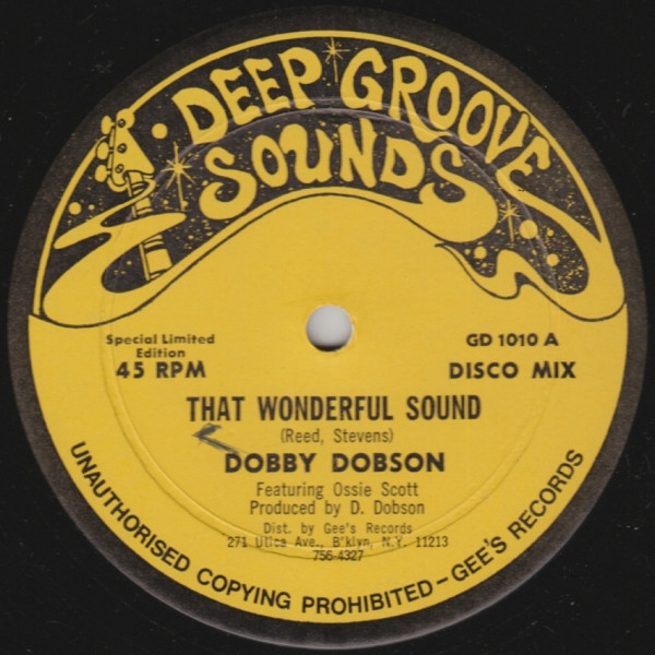 Ossie Scott / Dobby Dobson – That Wonderful Sound / My Little Red