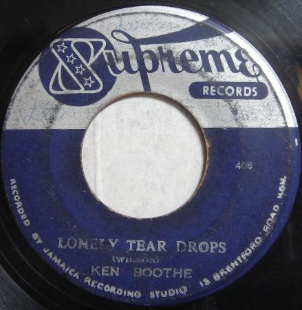 Ken Boothe – Lonely Teardrops (1967, Vinyl) - Discogs
