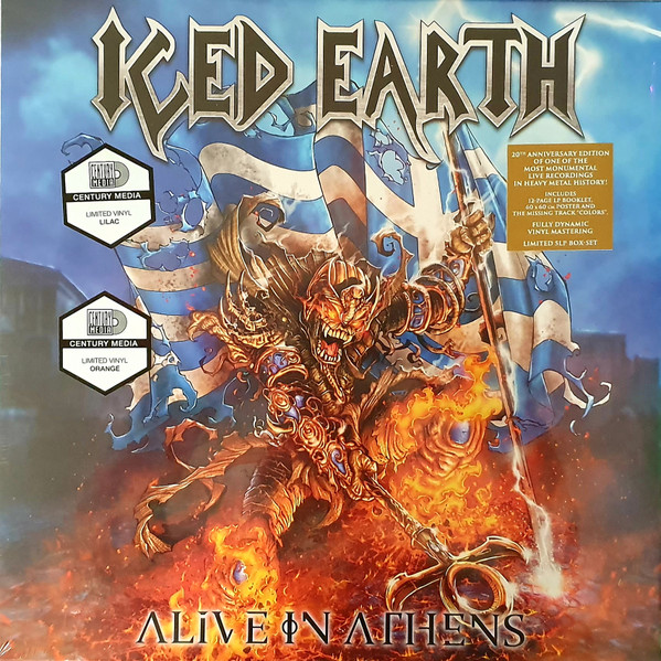 Alive in Athens Iced Earth Vinyl LP Ltd. black 5LP & LP-Booklet in Slipcase 