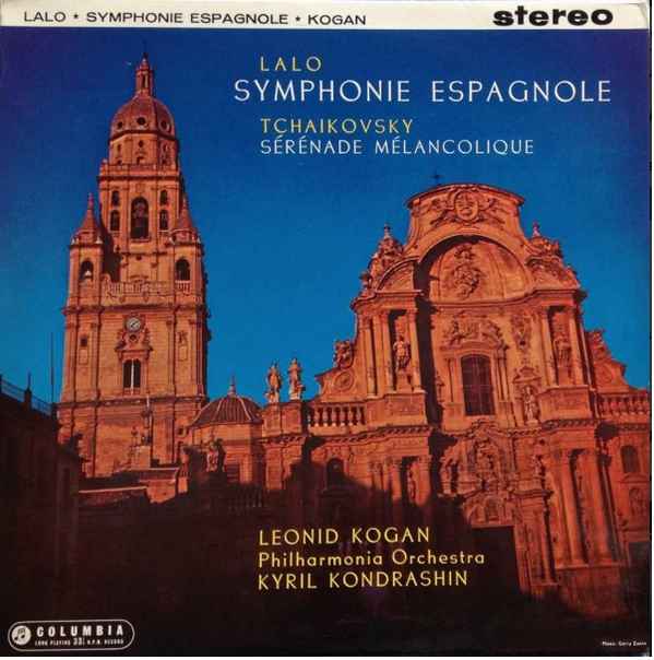 Leonid Kogan, Kyril Kondrashin, Lalo, Tchaikovsky - Lalo Symphonie Espagnole album cover