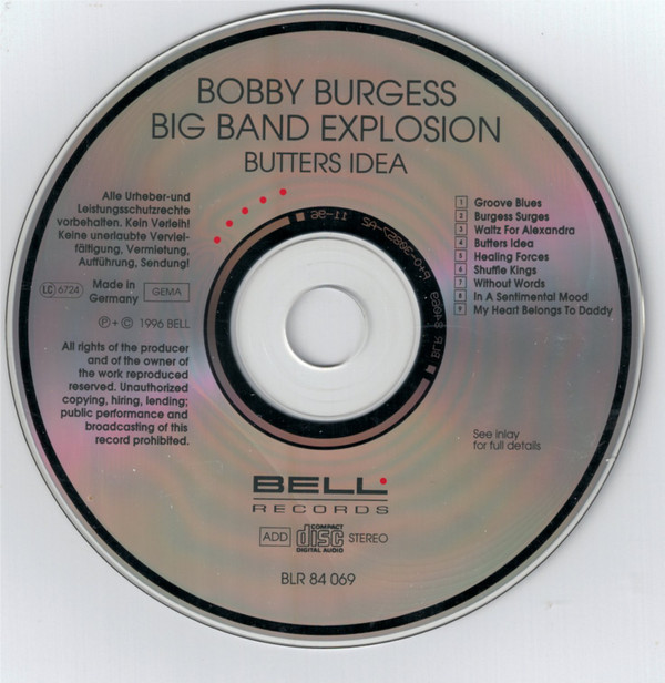 lataa albumi Bobby Burgess Big Band Explosion - Butters Idea