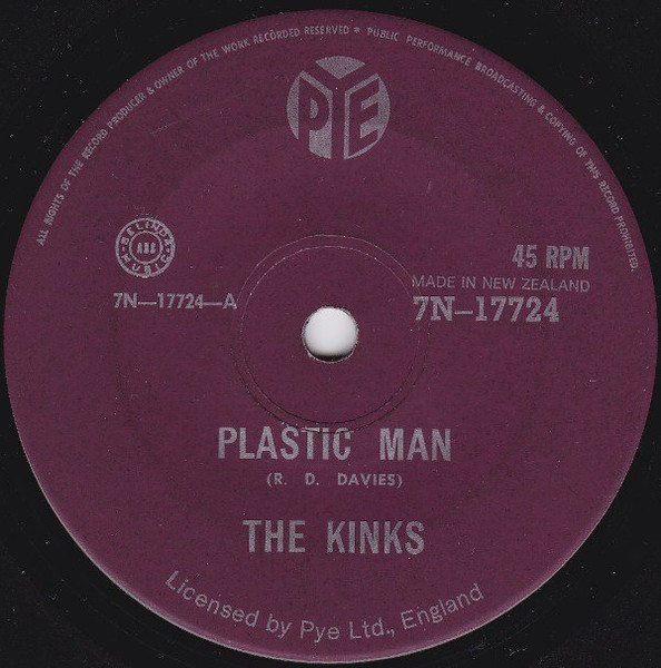 The Kinks – Plastic Man (1969, Vinyl) - Discogs