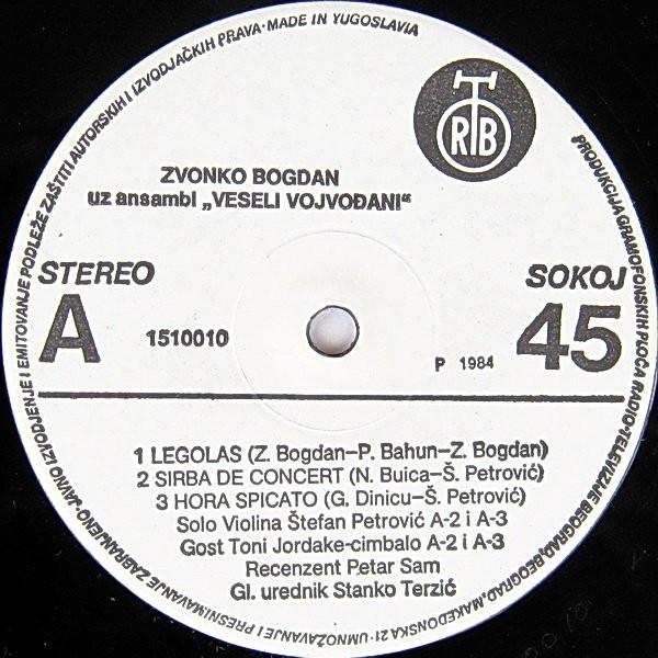 ladda ner album Zvonko Bogdan - Legolas