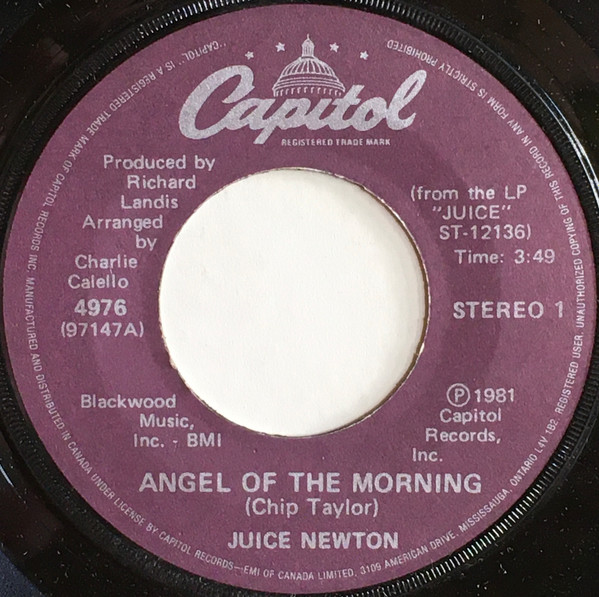 Juice Newton – Angel of the Morning – The Very Best of (Limited Edition Pink  Vinyl) – Cleopatra Records Store