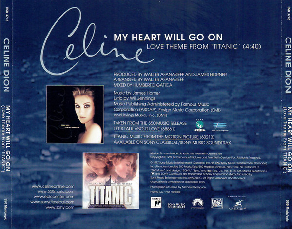 Celine Dion – My Heart Will Go On (Love Theme From 