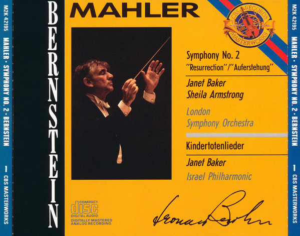 lataa albumi Mahler Bernstein - Symphony No 2 Kindertotenlieder
