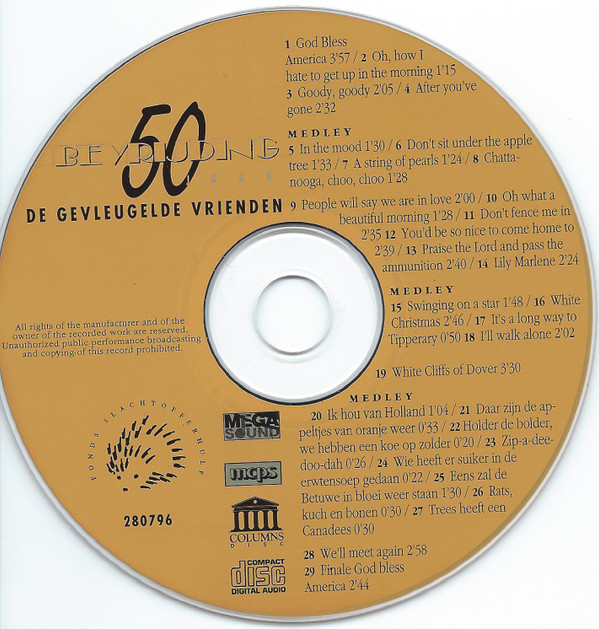 Album herunterladen De Gevleugelde Vrienden - 50 Jaar Bevrijding