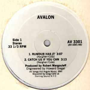 Avalon (17) - Rumour Has It / Catch Us If You Can / Messin' With My Baby / Blackmail album cover