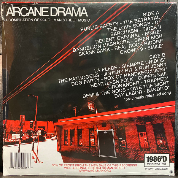 lataa albumi Download Various - Arcane Drama A Compilation of 924 Gilman Street Music album