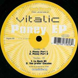 Pochette de l'album Vitalic - Poney EP