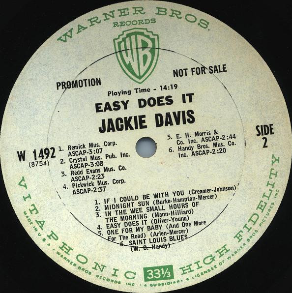 baixar álbum Jackie Davis - Easy Does It