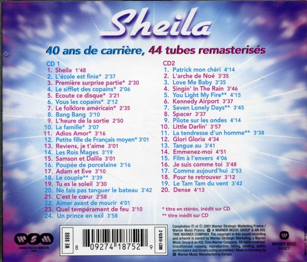 Sheila – Sheila (2001, CD) - Discogs