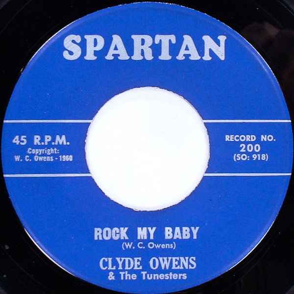 Clyde Owens & The Tunesters - Rock My Baby album cover
