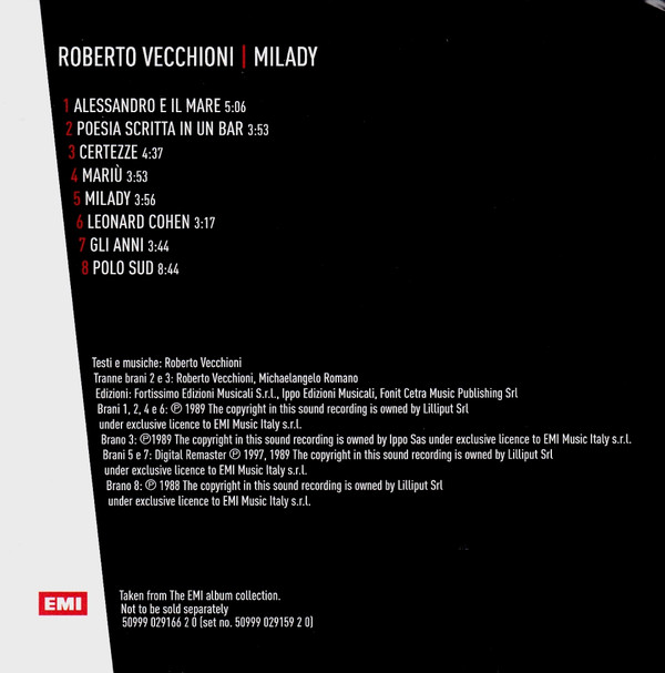 baixar álbum Roberto Vecchioni - The Emi Album Collection Volume 1