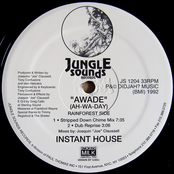 Instant House – Awade (Ah-Wa-Day) (1992, Vinyl) - Discogs