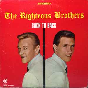The Righteous Brothers - Back To Back album cover