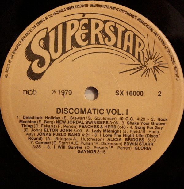 télécharger l'album Various - Discomatic Vol 1 16 Original Top Hits