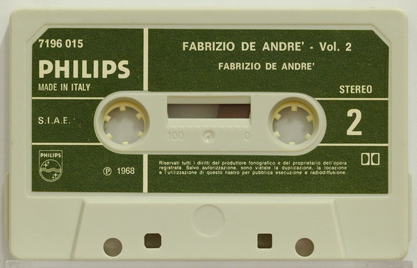 Album herunterladen Fabrizio De André - Vol2
