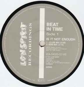 Beat In Time - Is It Not Enough album cover