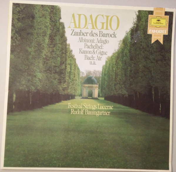last ned album Festival Strings Lucerne, Rudolf Baumgartner - Adagio Zauber des Barock