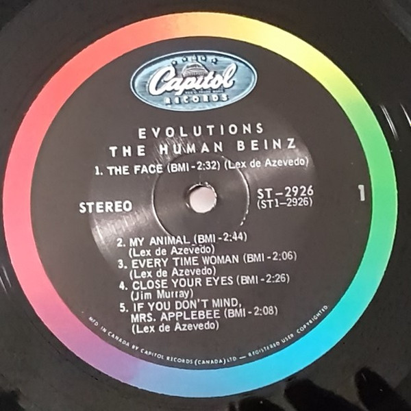 ○US-Capitol Recordsオリジナル””Rainbow-rim.Labels!!”” The Human
