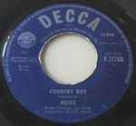 Cover of Country Boy / Long Tall Jack, 1963, Vinyl