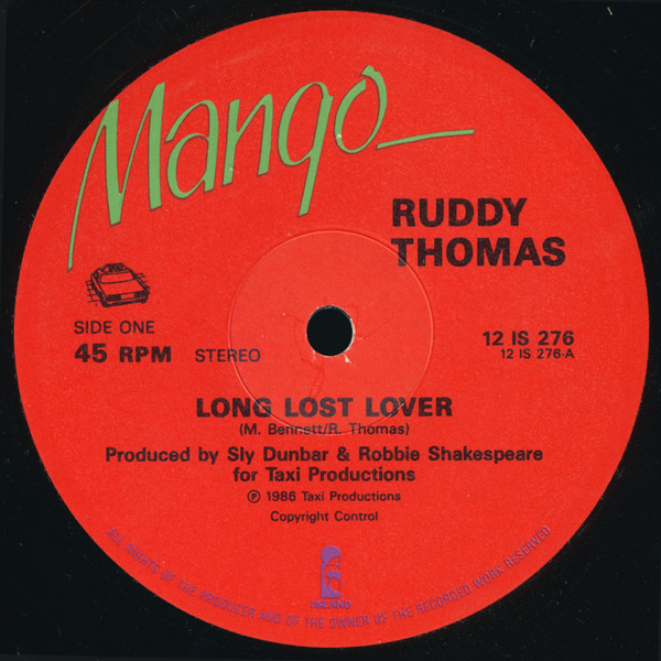 baixar álbum Ruddy Thomas - Long Lost Lover