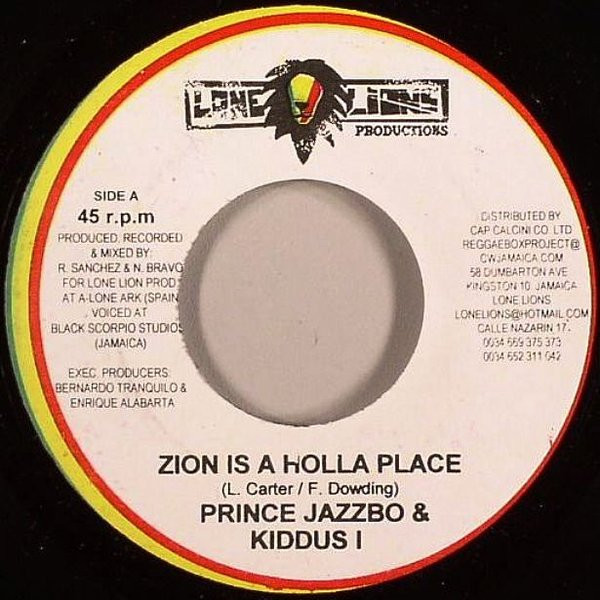 Prince Jazzbo & Kiddus I – Zion Is A Holla Place (2008, Vinyl 