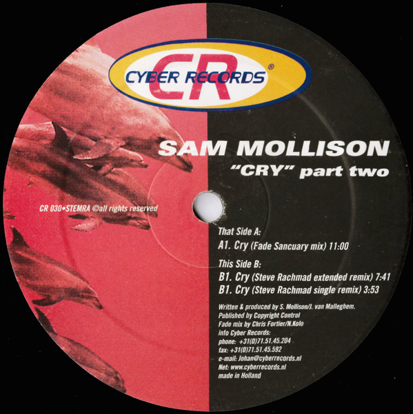 descargar álbum Sam Mollison - Cry Part Two