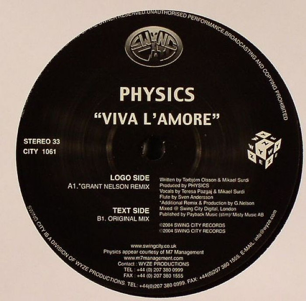Album herunterladen Physics - Viva LAmore