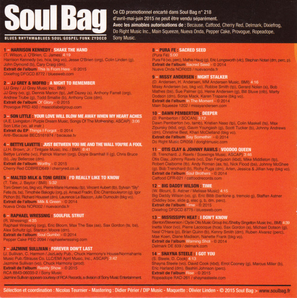 ladda ner album Various - Soul Bag La Sélection Blues Soul