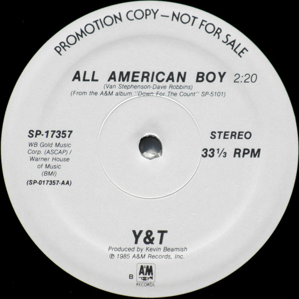 ladda ner album Y & T - All American Boy