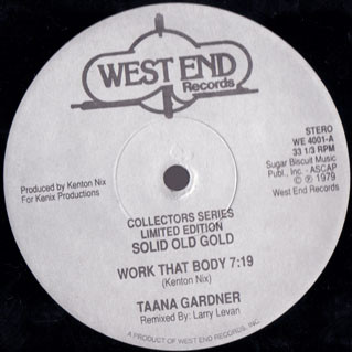 Taana Gardner / Bombers – Work That Body / The Mexican (1986