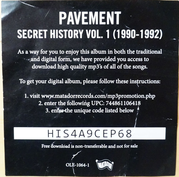 last ned album Pavement - The Secret History Volume 1