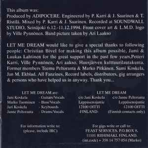 Let Me Dream – My Dear Succubus (1995, CD) - Discogs