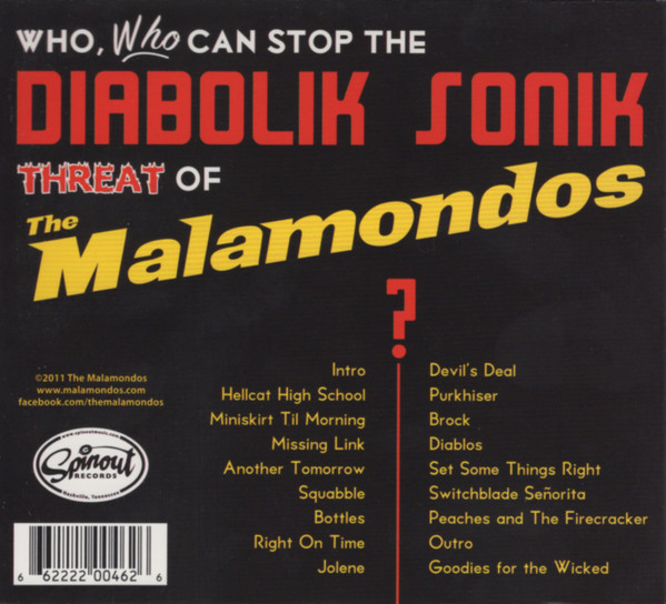 télécharger l'album The Malamondos - Diabolik Sonik