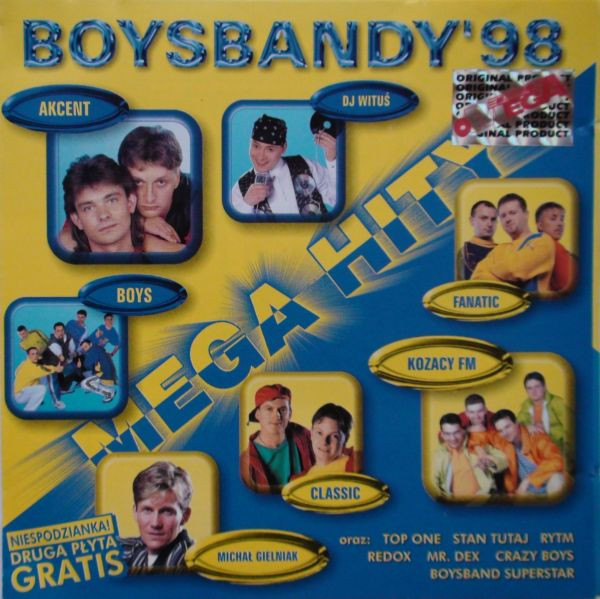 last ned album Various - Boysbandy 98 Mega Hity