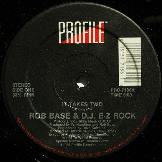 Rob Base & DJ E-Z Rock – It Takes Two