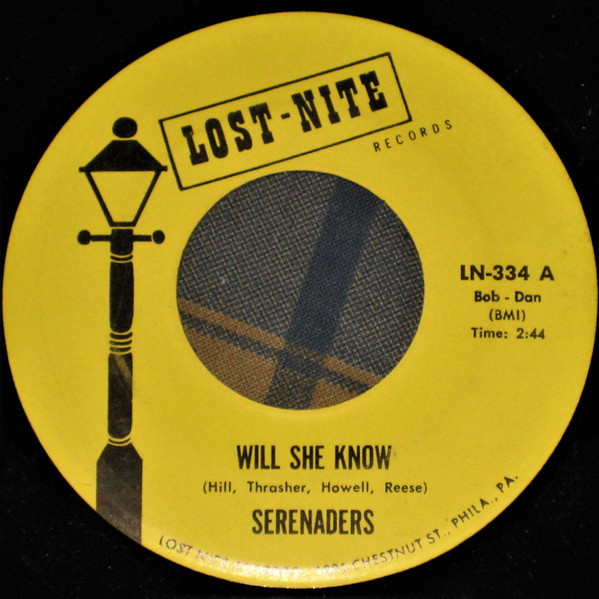 Serenaders Will She Know / I Want To Love You Baby (Vinyl) Discogs