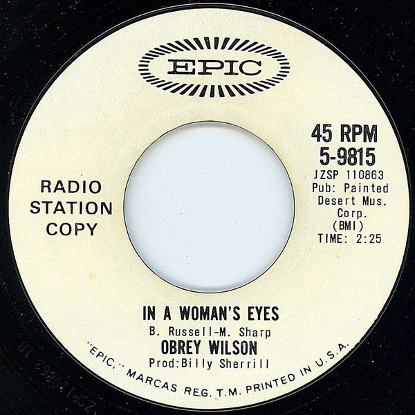 Obrey Wilson In A Woman s Eyes 1965 Vinyl Discogs