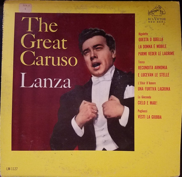 Mario Lanza The Great Caruso 1958 Vinyl Discogs