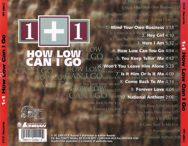 last ned album 1+1 - How Low Can I Go