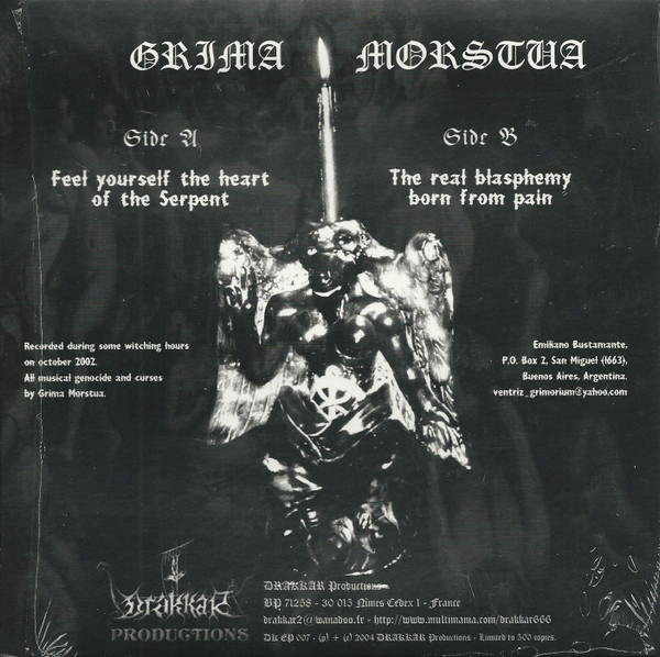 descargar álbum Grima Morstua - Repulsive Sounds Of Satanic Worship