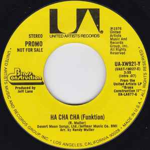 Brass Construction Ha Cha Cha Funktion 1976 Vinyl Discogs