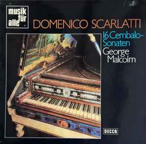 Domenico Scarlatti - 16 Sonaten Für Cembalo Album-Cover