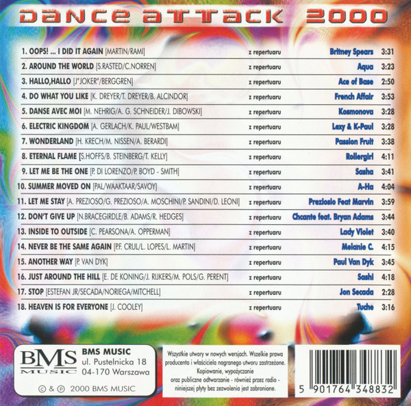 Album herunterladen Unknown Artist - Dance Attack 2000