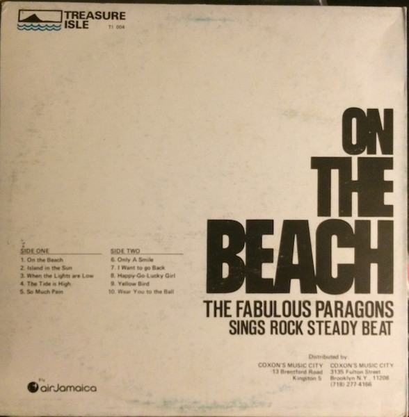 The Fabulous Paragons – On The Beach (Vinyl) - Discogs