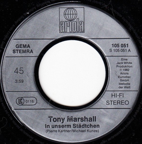 baixar álbum Tony Marshall - In Unserm Städtchen