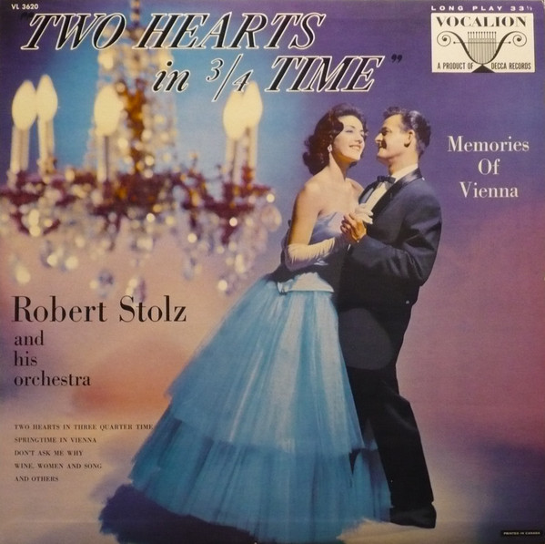 Album herunterladen Robert Stolz And His Orchestra - Two Hearts in Time Memories of Vienna