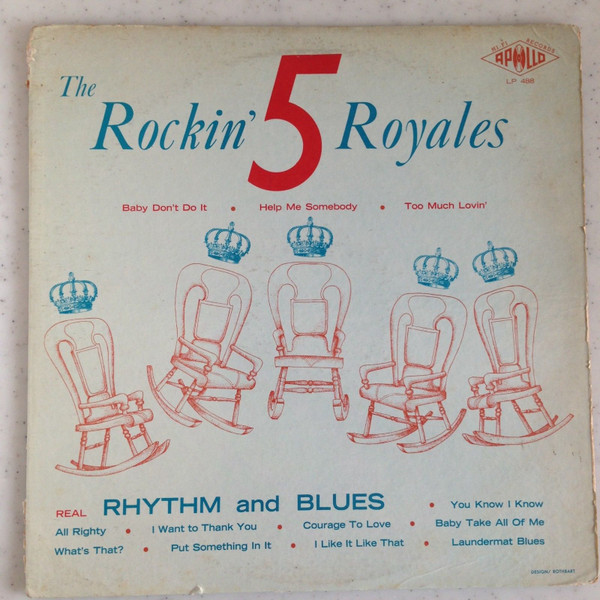 The 5 Royales – The Rockin' 5 Royales (1959, Yellow Labels, Vinyl ...